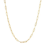 Oval Link Chain Necklace - 14" / Gold - Necklaces - Ofina