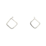Square Wirewrapped Studs - - Earrings - Ofina