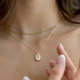 Birth Flower Necklace - - Necklaces - Ofina