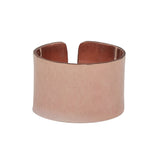 Hammered Cigar Band Ring - Rosegold / 5 - Rings - Ofina