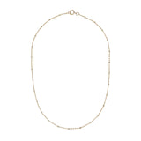 2-Tone Ball Chain Long Necklace - Gold / 16" - Necklaces - Ofina