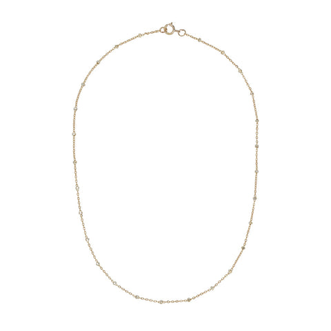 2-Tone Ball Chain Choker Necklace - Gold / 13" - Necklaces - Ofina
