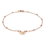 SALE-Monogram Bracelet - Rosegold / A - Bracelets - Ofina