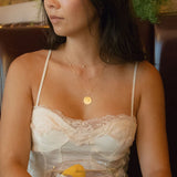 Tiny Pearl Star Necklace - - Necklaces - Ofina