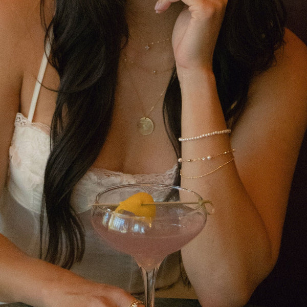 Pearl & Sphere Bracelet - - Bracelets - Ofina