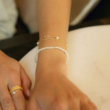 Pearl & Sphere Bracelet - - Bracelets - Ofina