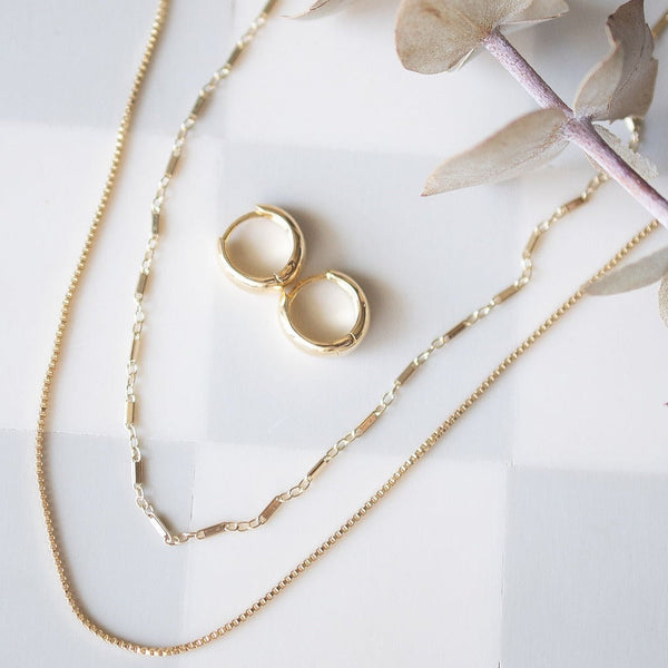 Flat Multi-Bar Necklace - - Necklaces - Ofina
