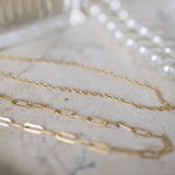 Oval Link Chain Necklace - - Necklaces - Ofina