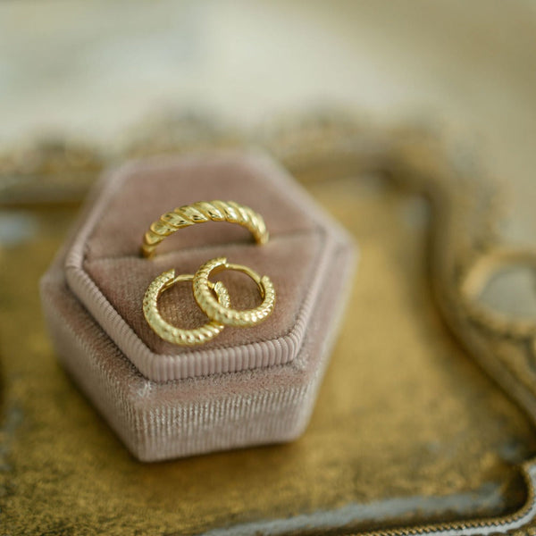 Croissant Huggies - - Earrings - Ofina
