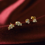 CZ Multi-Shape Studs - - Earrings - Ofina