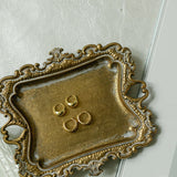 Elongated Nugget Huggies - - Earrings - Ofina