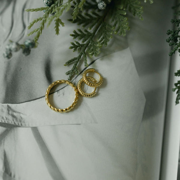 Croissant Huggies - - Earrings - Ofina