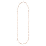 Multi-Interlocking Diamond Cut & Marquise Necklace - Rosegold - Necklaces - Ofina