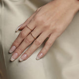 10k Solid Gold Twisted Wave Ring - - Rings - Ofina