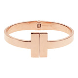 SALE - Closed Double Bar Hinged Cuff - Rosegold - Bracelets - Ofina
