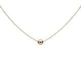 SALE - Solid Gold Faceted Mirror Ball Necklace - Yellow Gold - Necklaces - Ofina