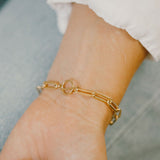 Bold Paperclip Toggle Bracelet - - Bracelets - Ofina