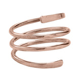 Multiple Twirl Ring - Rosegold / 5 - Rings - Ofina