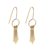 Fringe Earrings - Gold - Earrings - Ofina