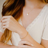 Beaded Stretchy Bracelet - - Bracelets - Ofina