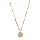 Round Multi CZ Necklace - Gold / 6mm - Necklaces - Ofina