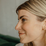 14k Bar Flat Back Earring - - Earrings - Ofina