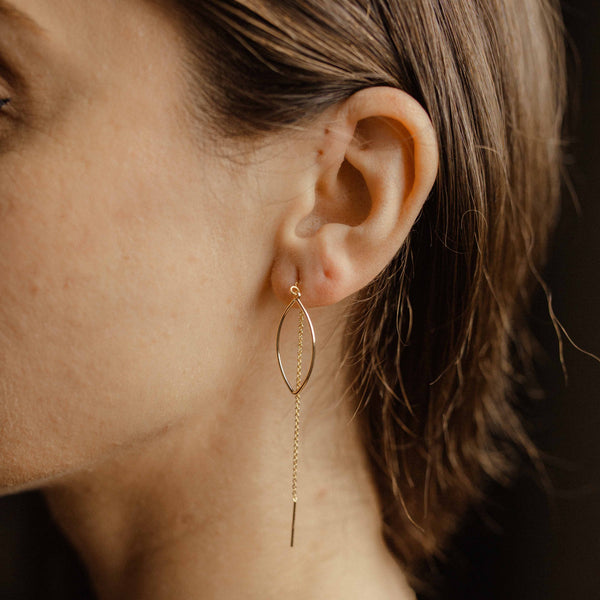 Geometric Ear Threaders (more shapes) - - Earrings - Ofina