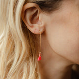 Tassel Ear Threaders - - Earrings - Ofina