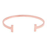 Double Bar Cuff - Rosegold - Bracelets - Ofina