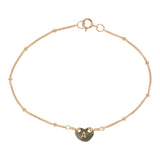 SALE-Monogram Bracelet - Gold / A - Bracelets - Ofina