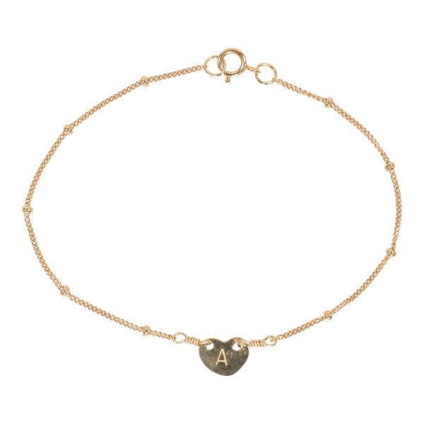 SALE-Monogram Bracelet - Gold / A - Bracelets - Ofina