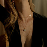 5 Tiny Discs Necklace - - Necklaces - Ofina