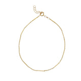 10mm Bar / Link Anklet - Gold / 8 - Bracelets - Ofina