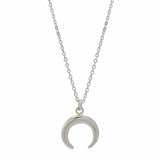 SALE - Horn Necklace - Silver / Small - Necklaces - Ofina