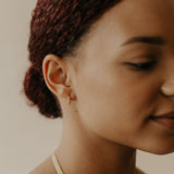 Beaded Huggies - - Earrings - Ofina
