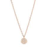 Round Multi CZ Necklace - Rosegold / 6mm - Necklaces - Ofina