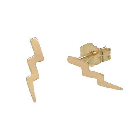 Lightning Bolt Studs - - Earrings - Ofina