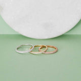 Multi CZ Ring - - Rings - Ofina