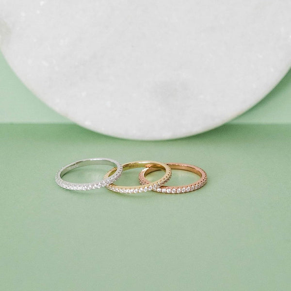 Multi CZ Ring - - Rings - Ofina