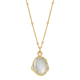 Gold Dipped Pearl Necklace - Gold - Necklaces - Ofina