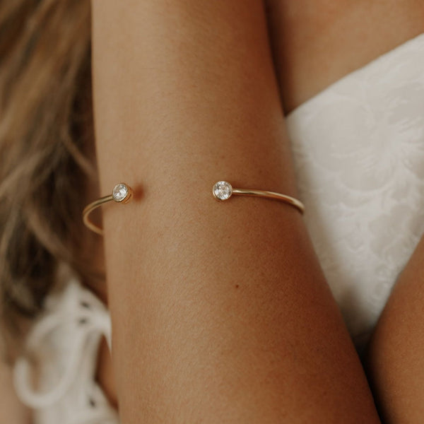 CZ Cuff - - Bracelets - Ofina