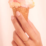 10k Solid Gold Twist Ring - - Rings - Ofina