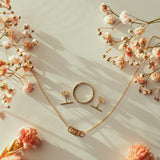 Twisted Circles Necklace - - Necklaces - Ofina