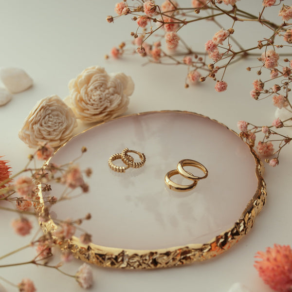 10k Solid Gold Elongated Huggies - - Earrings - Ofina