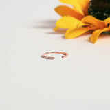 Diamonds Open Ring - - Rings - Ofina