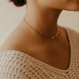Oval Link Chain Necklace - - Necklaces - Ofina