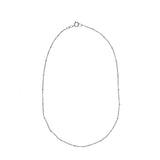 Ball Chain Necklace - Silver / 16" - Necklaces - Ofina