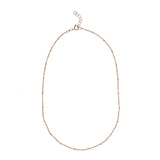 Ball Chain Choker - Rosegold / 13" - Necklaces - Ofina