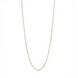 Ball Chain Necklace - Rosegold / 24" - Necklaces - Ofina