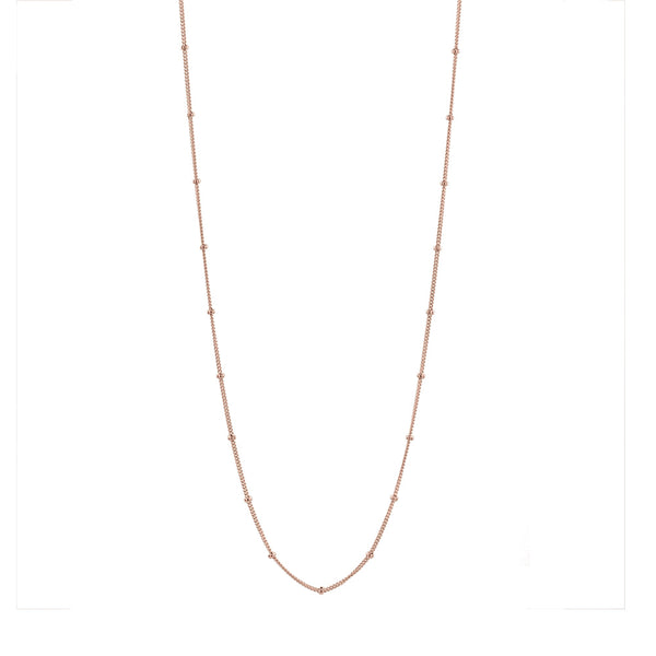 Ball Chain Necklace - Rosegold / 24" - Necklaces - Ofina